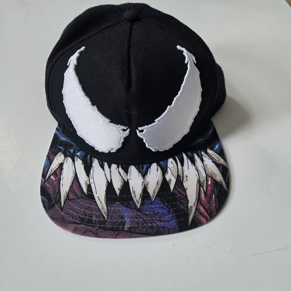 MARVEL Black Bold Graphic Comics/Movie Franchise Baseball Cap